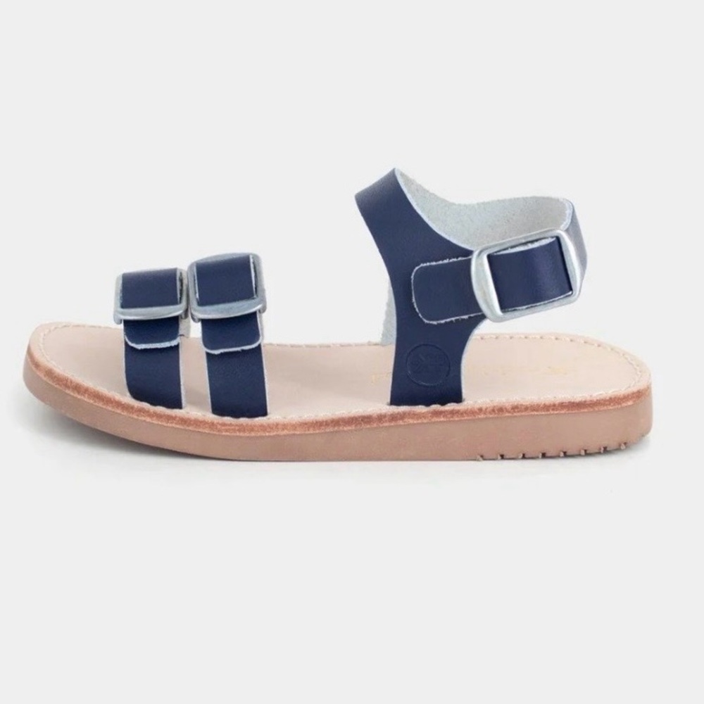 Freshly Picked Navy Blue Toddler Sandals